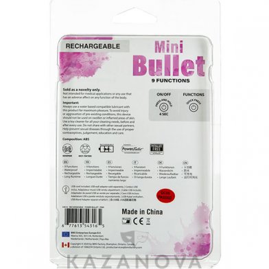 Вибропуля Evolved Full Metall Love, серебристая ZE-RS-1027-2 - Evolved - Вибрирующие пули - Купить