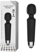 Вибромассажер Cordless Wand Massager 20 режимов из медицинского силикона перезаряжаемый