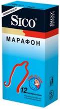 Презервативы пролонгирующие SICO Марафон 12 шт.