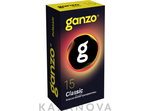Презервативы GANZO Classic классические 15 шт.