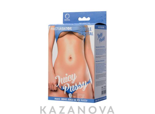Мастурбатор Juicy Pussy Subtle Crystal вагина прозрачная из TPE
