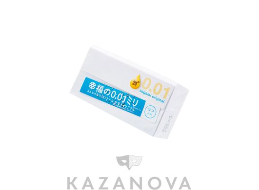 Презервативы полиуретановые сверхтонкие SAGAMI Original Extra Lub 0,01 12 шт.