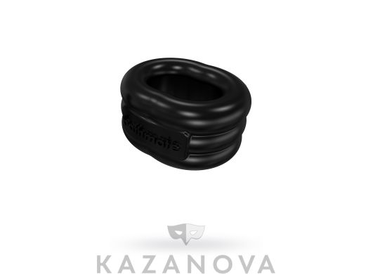 Кольцо эрекционное Bathmate Strength из силикона с вибрацией черное