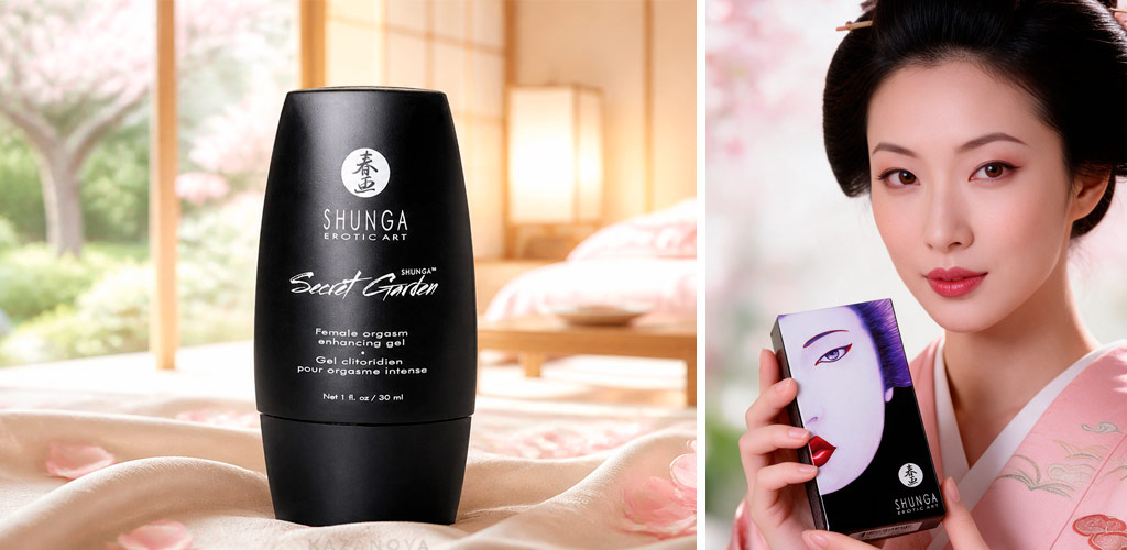 Крем Shunga Secret Garden будит желание медленно и нежно крем Shunga Secret Garden