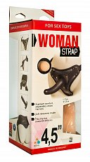 Страпон Woman Strap 14,5 см с внутренним фаллосом 303