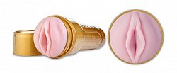 Мастурбатор Fleshlight Gold Stamina из киберкожи в колбе-корпусе