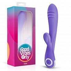 Вибратор Good Vibes Only Fane перезаряжаемый из медицинского силикона фиолетовый