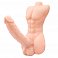 Фаллоимитатор Baile Monster Dick с торсом телесный