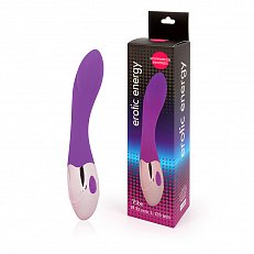 Вибратор Erotic Energy 10 режимов из силикона фиолетовый