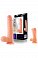 Фаллоимитатор на присоске с мошонкой RealStick Elite гнущийся 23 см 021