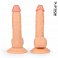 Фото-1 Фаллоимитатор EroWoman Realistic телесный реалистичный с мошонкой на присоске 19,5 см