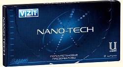 Презервативы ультратонкие полиуретановые VIZIT NANO-TECH 2 шт.
