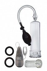 Набор Apollo Sta-Hard Kit: вакуумная помпа, мастурбатор, виброяйцо, эрекционные кольца