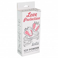 Пудра для игрушек Love Protection с ароматом клубники 30 г