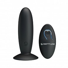 Анальная втулка ButtPlug Massager из силикона с вибрацией