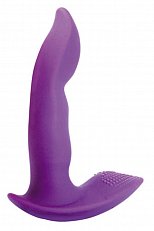 Вибратор Cosmo Lady's secret G-spot в форме пальца с клиторальной стимуляцией силиконовый
