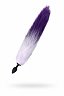 Анальная втулка POPO Pleasure S с бело- фиолетовым хвостом, 45 см