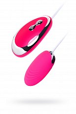 Виброяйцо A-toys с выносным пультом 20 режимов розовое 6,5 см