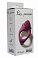 Фото-2 Виброкольцо Lola Toys Pure Passion Midnight из медицинского силикона c волнистым рельефом бордовое