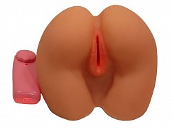 Вагина c вибропулей LoveToy объемная из киберкожи 742