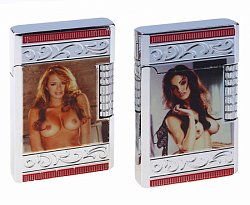 Зажигалка Зажигалка Девушка в рамке 6*4*1