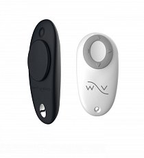 Клиторальный стимулятор WE-VIBE Moxie Black многопрограммный с креплением на трусики с пультом д/у