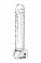 Фото-4 Фаллоимитатор стеклянный Sexus Glass с мошонкой прозрачный 21 см