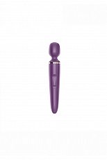 Вибромассажер Satisfyer Wand-er Woman перезаряжаемый из силикона фиолетовый