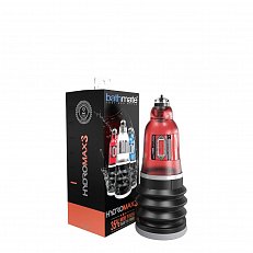 Помпа-гидронасос для увеличения члена Bathmate HydroMax 3 красная