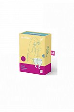 Менструальные чаши Satisfyer Feel Secure из силикона светло-зеленые 2 шт.