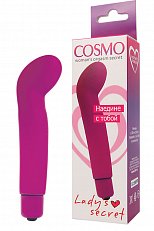 Вибратор Cosmo Lady's secret для точки G силиконовый розовый 051