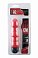 Вибратор ToyFa Black&Red рельефный многопрограммный красный 17см