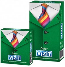 Презервативы цветные и ароматизированные VIZIT Color 3 шт.