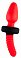 Вибровтулка с 10 режимами Black & Red 338