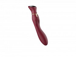 Вибратор многорежимный Viotec Miracle Chance с сенсорным управлением бордовый