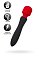 Фото-1 Вибромассажер Black&Red из силикона многорежимный