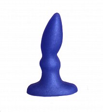Анальный стимулятор LoveToy для простаты синий 11 см