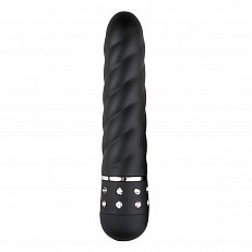Минивибратор EasyToys Diamond Vibrator Twisted черный