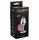 Фото-2 Анальная втулка Lola Toys Diamond Sparkle Large металлическая серебристая с розовым кристаллом