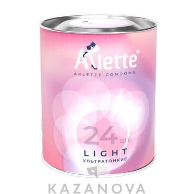 Презервативы Arlette Light ультратонкие 24 шт.