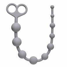 Анальная цепочка Lola Toys Orgasm Beads серая 33,5 см
