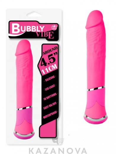 Вибратор Bubbly Vibe NMC многопрограммный розовый 11 см 004