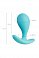 Фото-6 Анальная втулка ToyFa ToDo Blob из силикона бирюзовая
