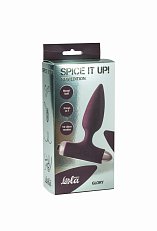 Анальная втулка с вибрацией Spice It Up Glory бордовая