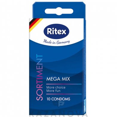 Презервативы Ritex Mega mix ассортимент 10 шт.