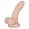 Фото-1 Фаллоимитатор Dildo S реалистичный из силикона телесный 14,5 см
