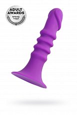 Анальный стимулятор A-Toys Drilly из силикона фиолетовый