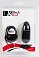 Фото-1 Виброяйцо TOYFA Black&Red с дистанционным управлением черное 8 см