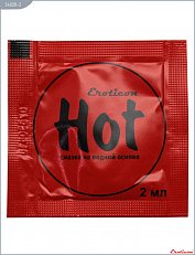 Любрикант Eroticon Hot на водной основе возбуждающий 2 мл