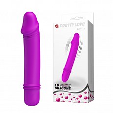 Минивибратор Pretty Love Emily из силикона фиолетовый